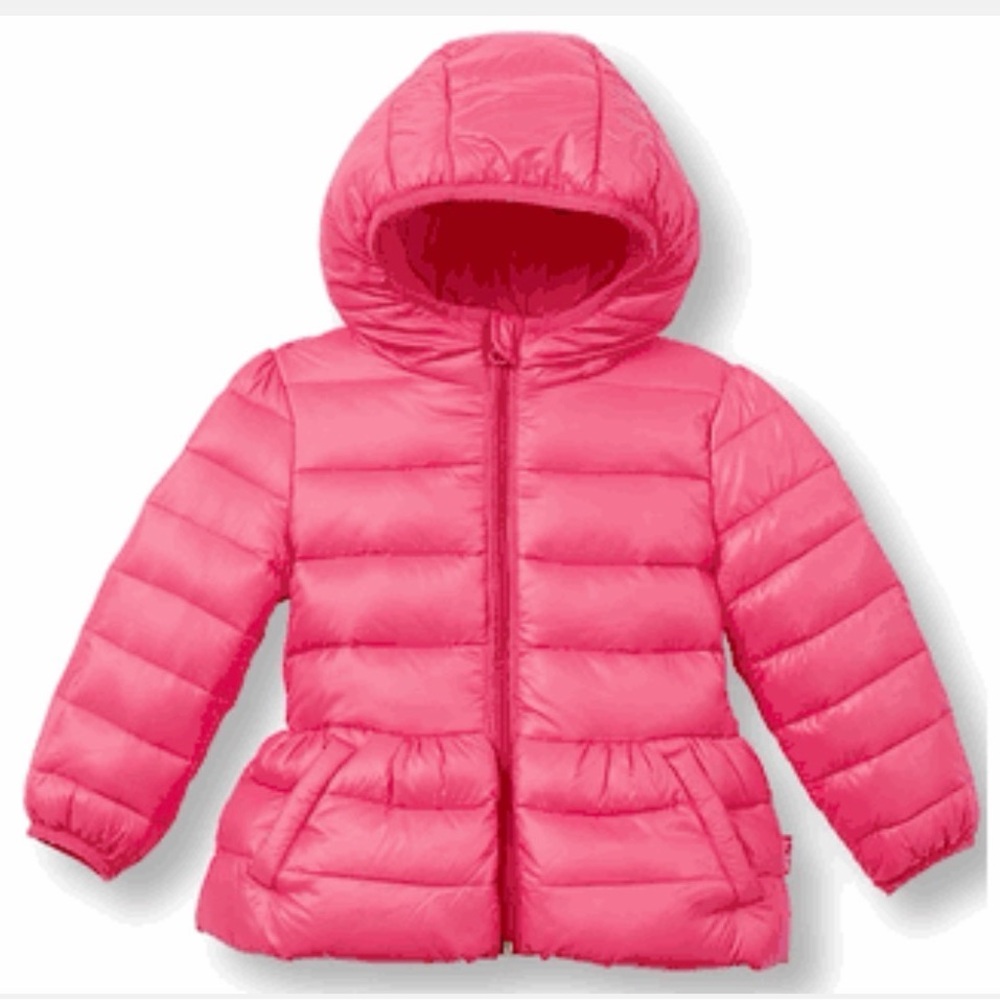 Boutique Le Top pink puffer jacket - size 2T